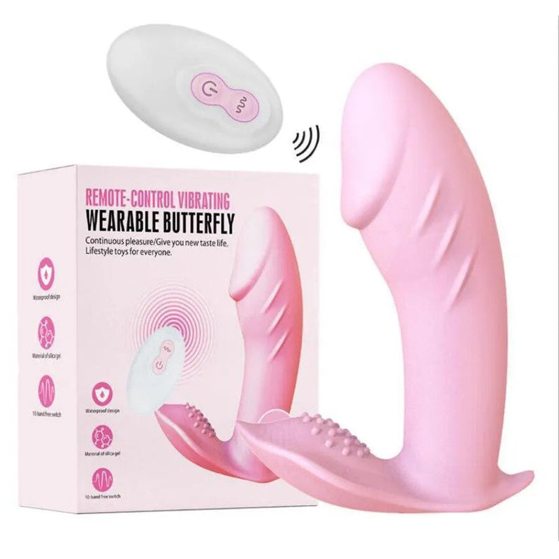 Vibrador de Calcinha para Clitóris e Ponto G com Controle Remoto a Distância