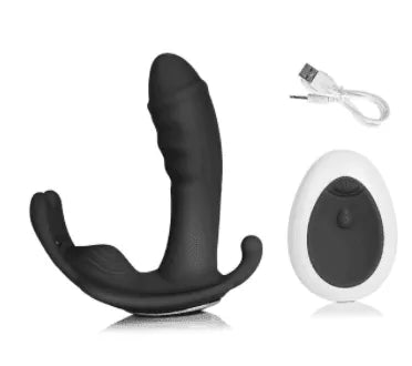 Vibrador de Calcinha para Clitóris, Ponto G e Ânus com Controle Remoto a Distância - Vibra Love