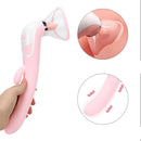 Vibrador de Ponto G e Sugador de Clitóris com Língua, Simulador de Sexo Oral com e sem aquecimento - Delirium Suck