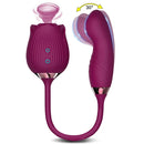 Vibrador de Rosa com Sugador de Clitóris & Estimulador de Ponto G - RoseNuo