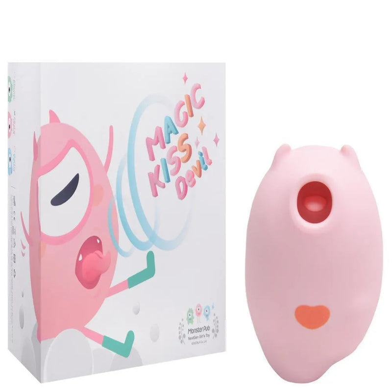 Vibrador e Sugador de Clitóris Magic Kiss - Monster Pub Original