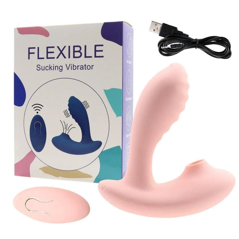 Vibrador Feminino com Sugador de Clitóris & 10 Níveis de Intensidades -Sexho