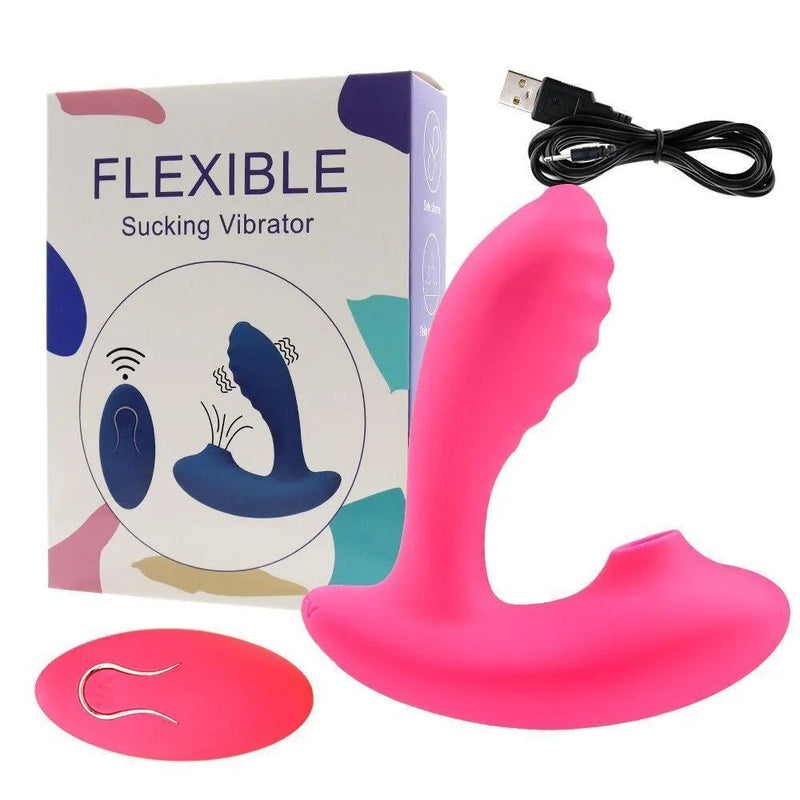 Vibrador Feminino com Sugador de Clitóris & 10 Níveis de Intensidades -Sexho