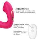 SINDY- Vibrador Feminino com Sugador de Clitóris e Simulador de Sexo Oral c/ Controle Remoto