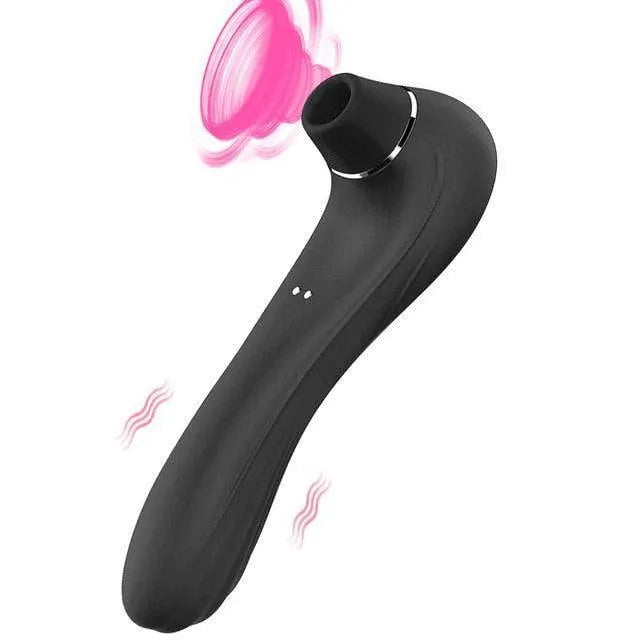 Vibrador Feminino de Ponto G & Sugador de Clitóris Multi Velocidades