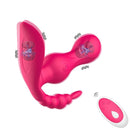 Vibrador Interno com Estimulador de Clitóris e Anus c/ Controle Remoto - RocketUp