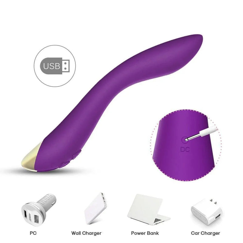 Vibrador Masturbador de Ponto G com 9 Níveis de Vibrações