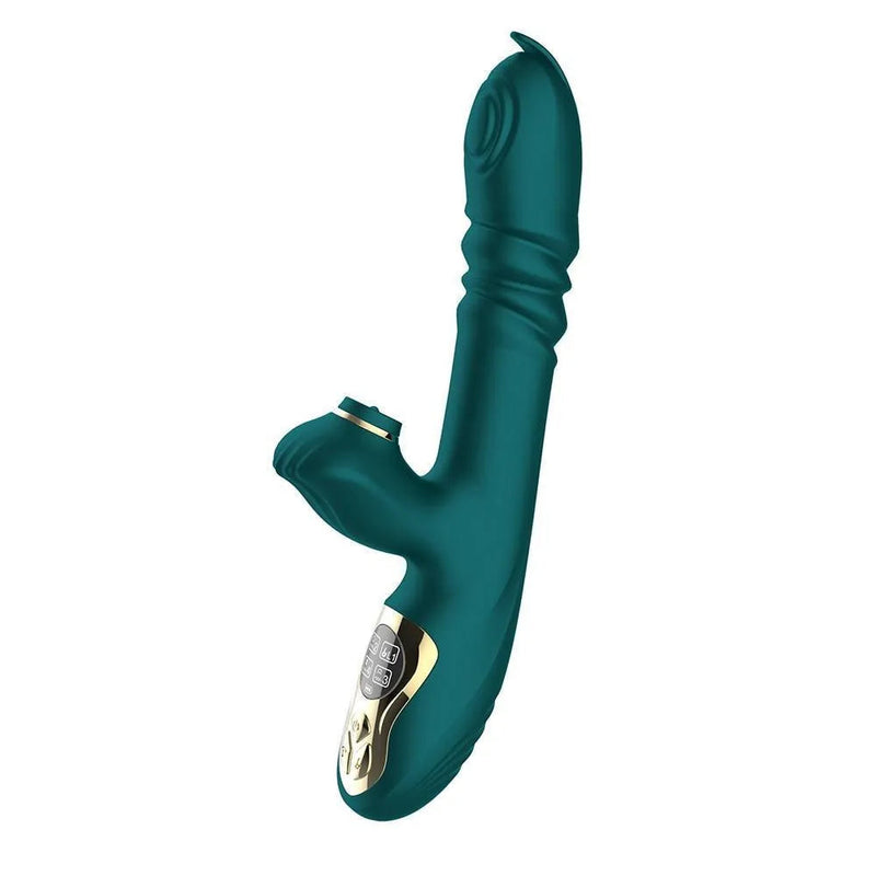 Luxury Sensuality- Vibrador Rabbit com Estimulação de Ponto G e Sugador de Clitóris