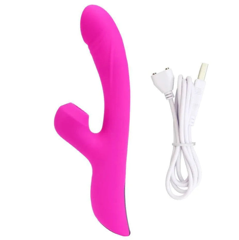 Vibrador Rabbit e Sugador de Clitóris - Saintman