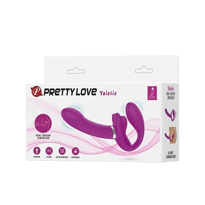 Valerie Pretty Love - Vibrador para Casais com Duplo Estimulo e 12 Modos de Vibração