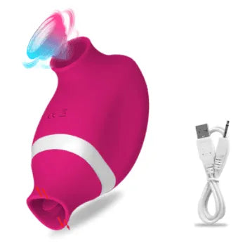 Vibrador Sugador de Clitóris e Simulador de Sexo Oral com Língua  - Little Love