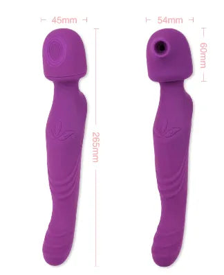 Tracy's Dog Luxury - Vibrador Varinha Mágica e Sugador de Clitóris