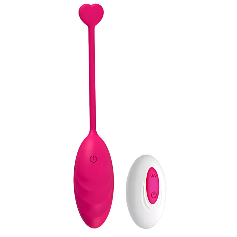Vibrador Feminino Love Heart - 10 Modos de Vibração com Controle Remoto
