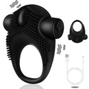 Anel Peniano Casal Texture - 10 Níveis de Vibração Estimulação