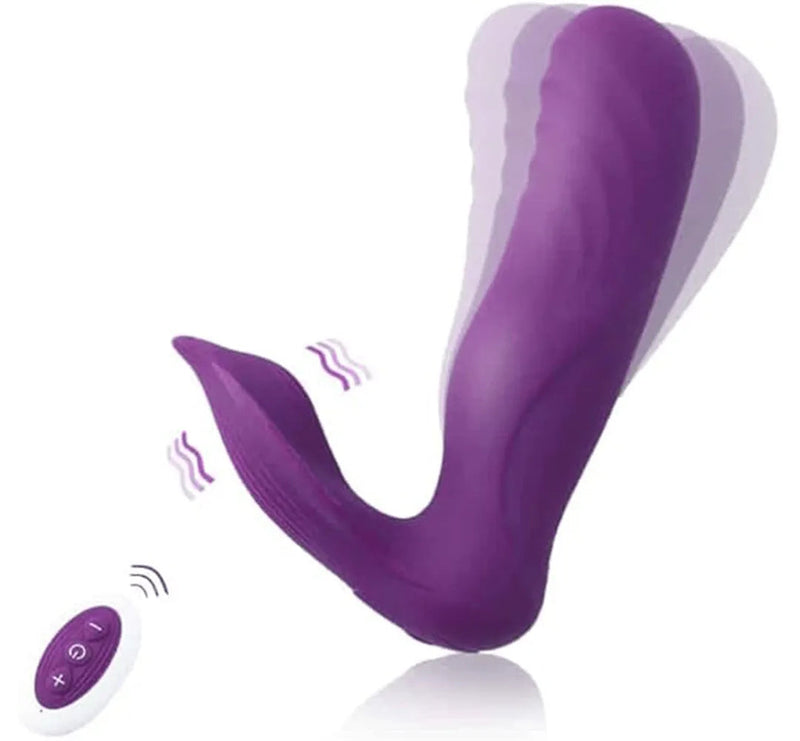 Vibrador Feminino Vestível com Dupla Estimulação Ponto G & Clitóris - Bubble