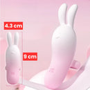 Vibrador de Dedo Coelhinho - 8 Modos de Vibração Múltiplas Maneiras de Usar