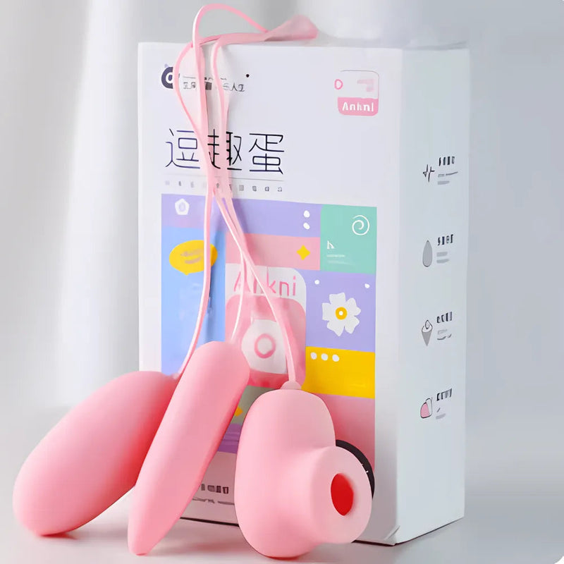 Vibrador Feminino Dual Bliss - Sucção e Vibração 3 em 1