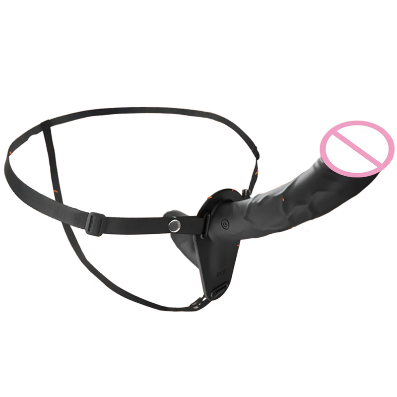 Cinta Peniana Dupla para Casais Double Delight - Com 10 Modos de Vibração e Controle Remoto