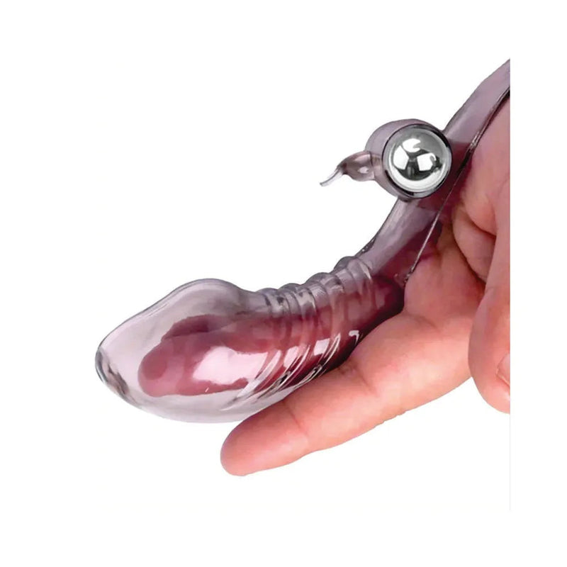 Vibrador de Dedo Crystal - Estimulador de Ponto G e Clitóris ou Próstata