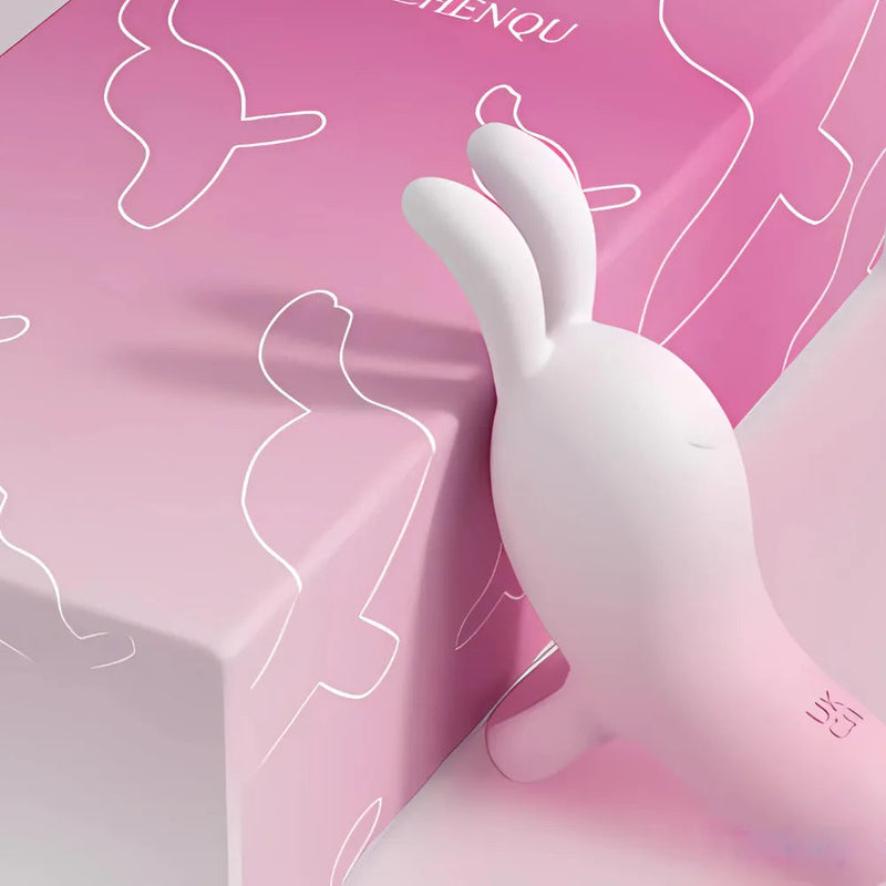 Vibrador de Dedo Coelhinho - 8 Modos de Vibração Múltiplas Maneiras de Usar