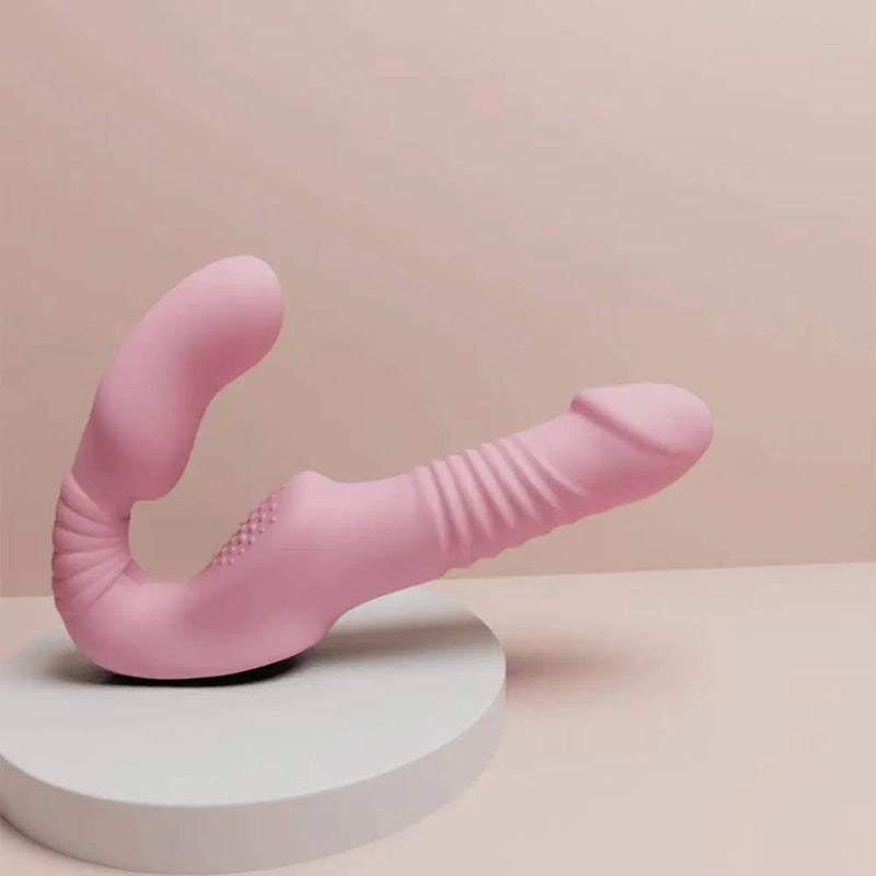 Vibrador Strapless Couples- Estimulador de Ponto G e Clitóris com Prótese