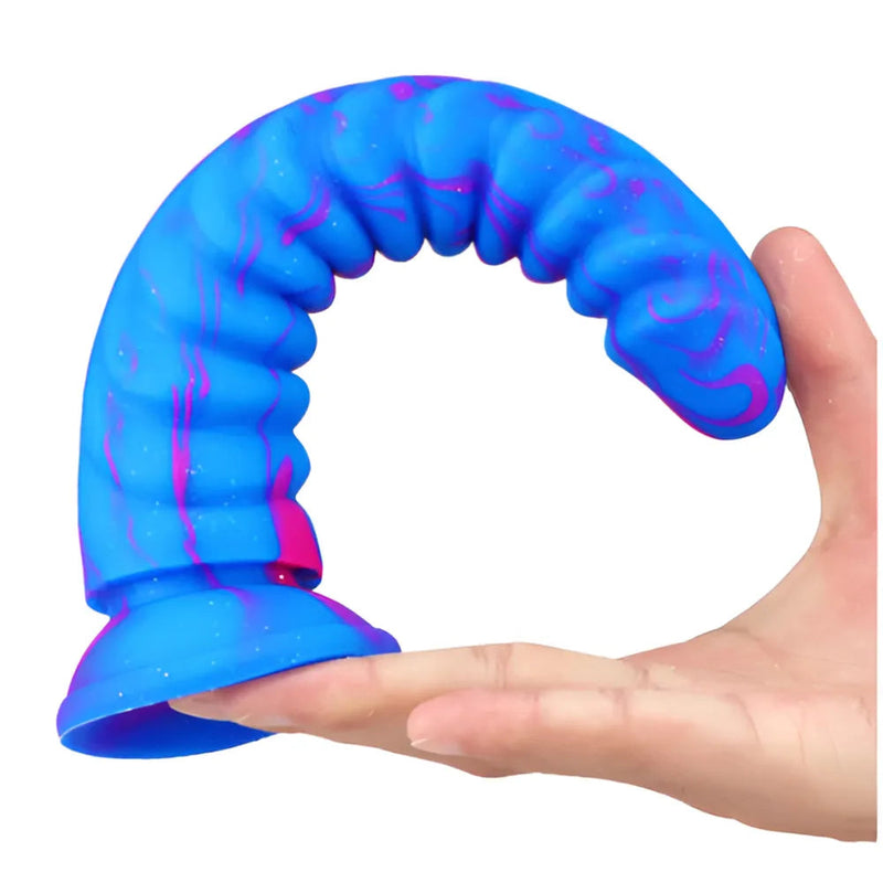 Masturbador Dildo Wave -  Massageador Grande em Silicone Confortável