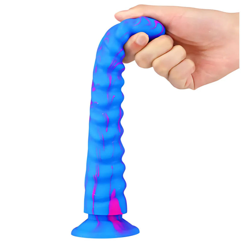 Masturbador Dildo Wave -  Massageador Grande em Silicone Confortável