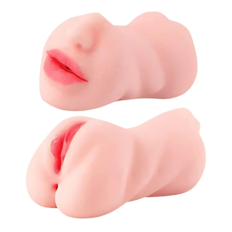 Masturbador Masculino Realístico Prazer 3D - 3 em 1: Vagina Ânus e Boca