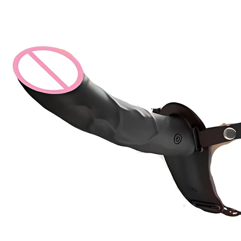 Cinta Peniana Dupla para Casais Double Delight - Com 10 Modos de Vibração e Controle Remoto